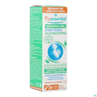 Puressentiel ademhaling neusspray 15ml