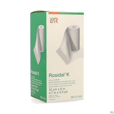 Rosidal k elastische windel 12cmx5m 22203