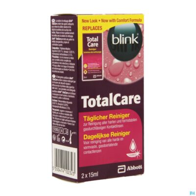 Blink totalcare dagelijkse reiniger 2x15ml