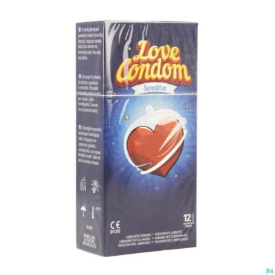 Love condom sensitive condooms met glijmiddel 12