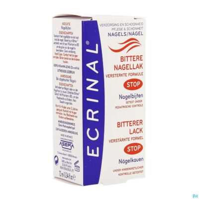 Ecrinal bittere nagellak fl 10ml 20218-2