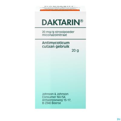 Daktarin pulv derm 1 x 20g 2%
