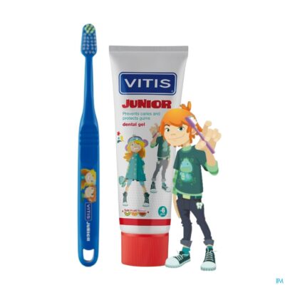 Vitis junior gel tandpasta 75ml-3