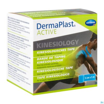Dp active kinesio tape blauw 1 p/s