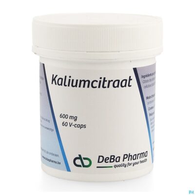 Kaliumcitraat 600mg v-caps 60 deba-2