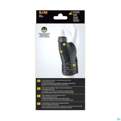 Futuro deluxe duimspalk 45843, zwart small/medium-4