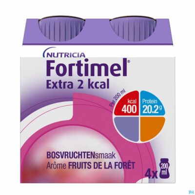 Fortimel extra 2kcal bosvruchten 4x200ml