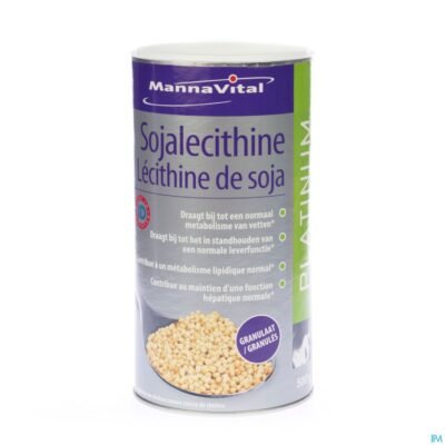 Mannavital lecithine soja platinum gran 500 gr