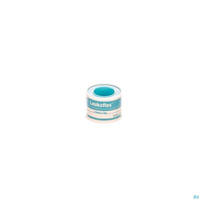 Leukoflex deksel kleefpleister 2,5cm0x5m 0112200-2