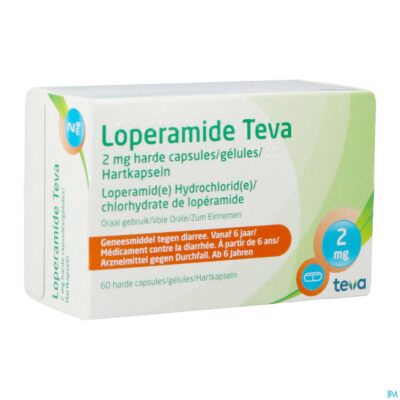 Loperamide teva caps 60 x 2mg