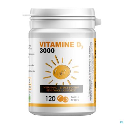 Soria vitamine d 3000iu parels 120