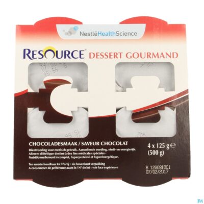 Resource dessert gourmand chocol. 4x125g 12311109-3