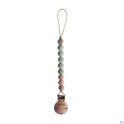 Mushie fopspeenketting sage