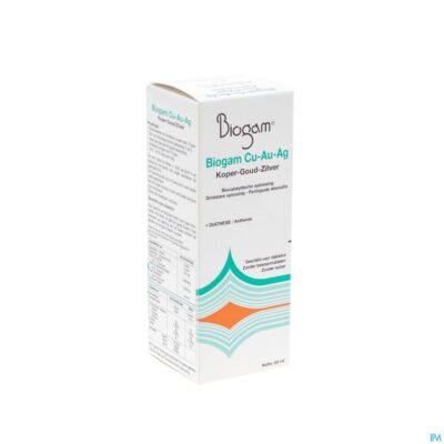 Biogam cu-au-ag fl 60ml