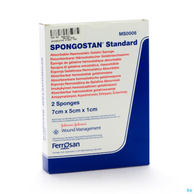 Spongostan standaard 70x50x10mm 2 ms0006-2