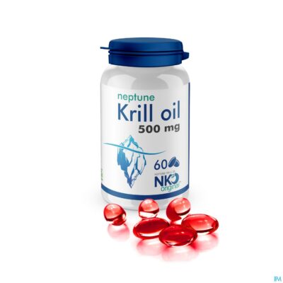 Soria neptune krill oil 500mg pot parels 60-2