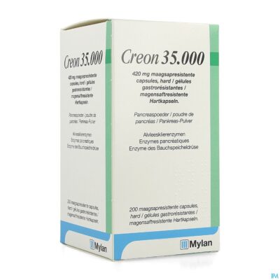 Creon 35000 420mg maagsapresist harde caps200 hdpe