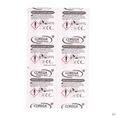 Corega max clean tabl 66