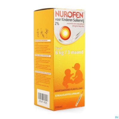 Nurofen kind sinaas susp suikervrij 200ml