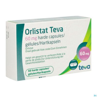 Orlistat teva harde caps 60 x 60mg