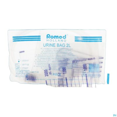 Urinezak klep + afvloeiing romed 2l pontos