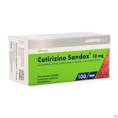 Cetirizine sandoz comp 100 x 10mg-2