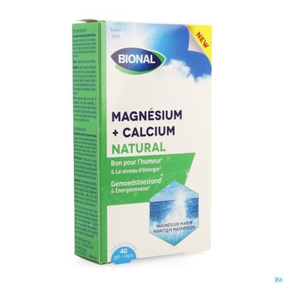 Bional magnesium calcium natural caps 40