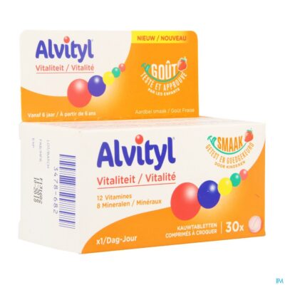 Alvityl vitaliteit kauwtabl 30