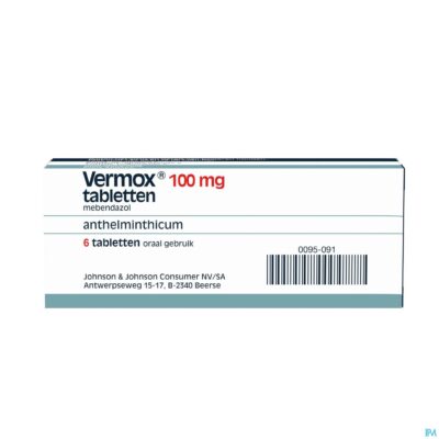 Vermox tabl 6x100mg