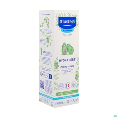 Mustela bb hydra gelaatscreme nf tube 40ml