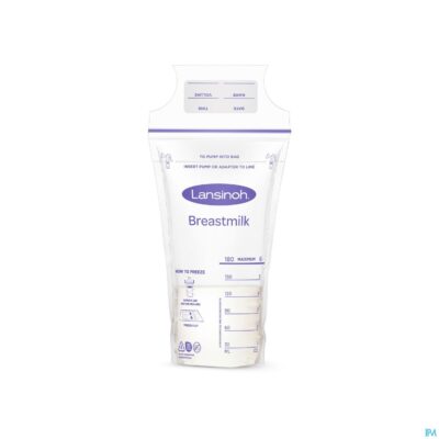 Lansinoh bewaarzakjes moedermelk 25 99205-2