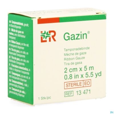 Gazin gaaswiek steriel 2cmx5m