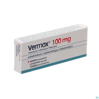 Vermox 100mg tabl 6 x 100mg pip