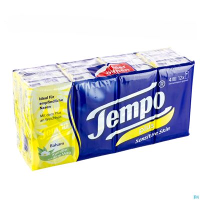 Tempo plus zakdoekjes 12x9