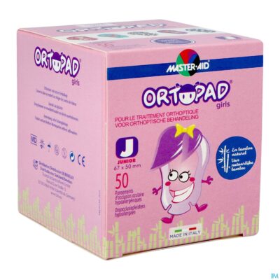 Ortopad junior for girls oogpleister 50 73221