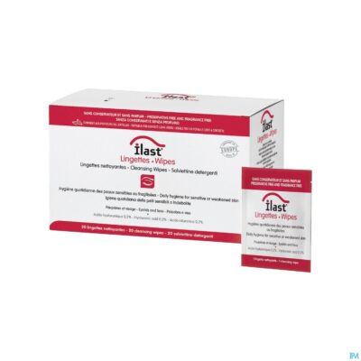 Ilast wipes reinig. steriel 20