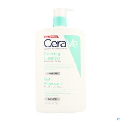 Cerave schuimende reinigingsgel pompfl 1l-2