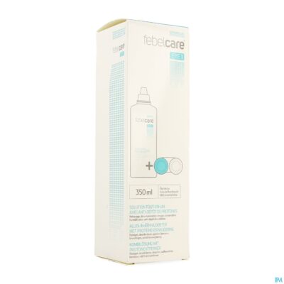 Febelcare eye 1 vloeist.contactlens all in 1 350ml