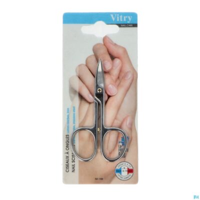 Nagelschaar gebogen inox blinkend