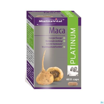 Mannavital maca platinum v-caps 60
