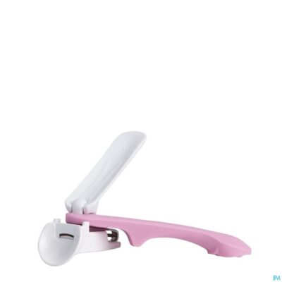 Nagelknipper baby met veiligheid blauw/roos (azie)-3