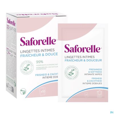 Saforelle lingettes flushable 10-4