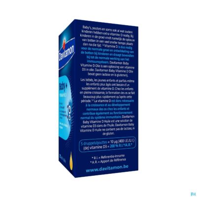 Davitamon baby vitamine d olie 25ml-3