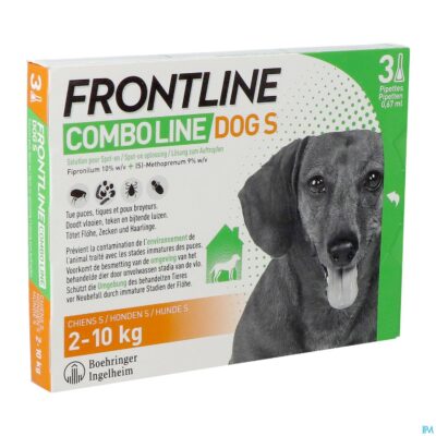 Frontline combo line dog s 2-10kg 3x0,67ml