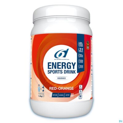 6d sixd energy sports drink red orange pdr 1,3kg