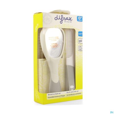 Difrax set borstel en kam dlx