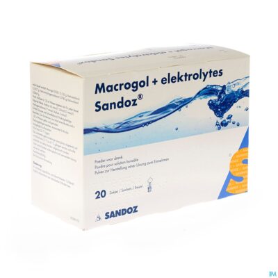 Macrogol + elektr sandoz pdr ciroensmaak 20x13,7g-3