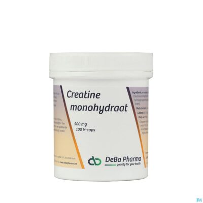 Creatine monohydraat caps 100x500mg deba