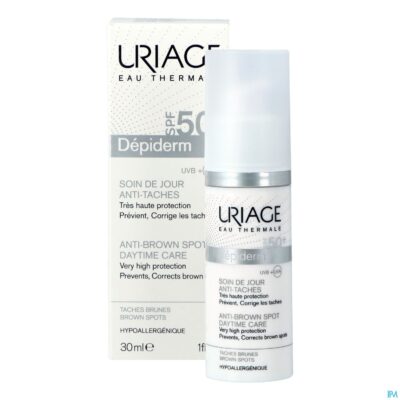 Uriage depiderm ip50+ dagverzorg. bruine vlek.30ml-3
