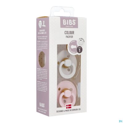 Bibs 1 fopspeen duo haze/blossom 2